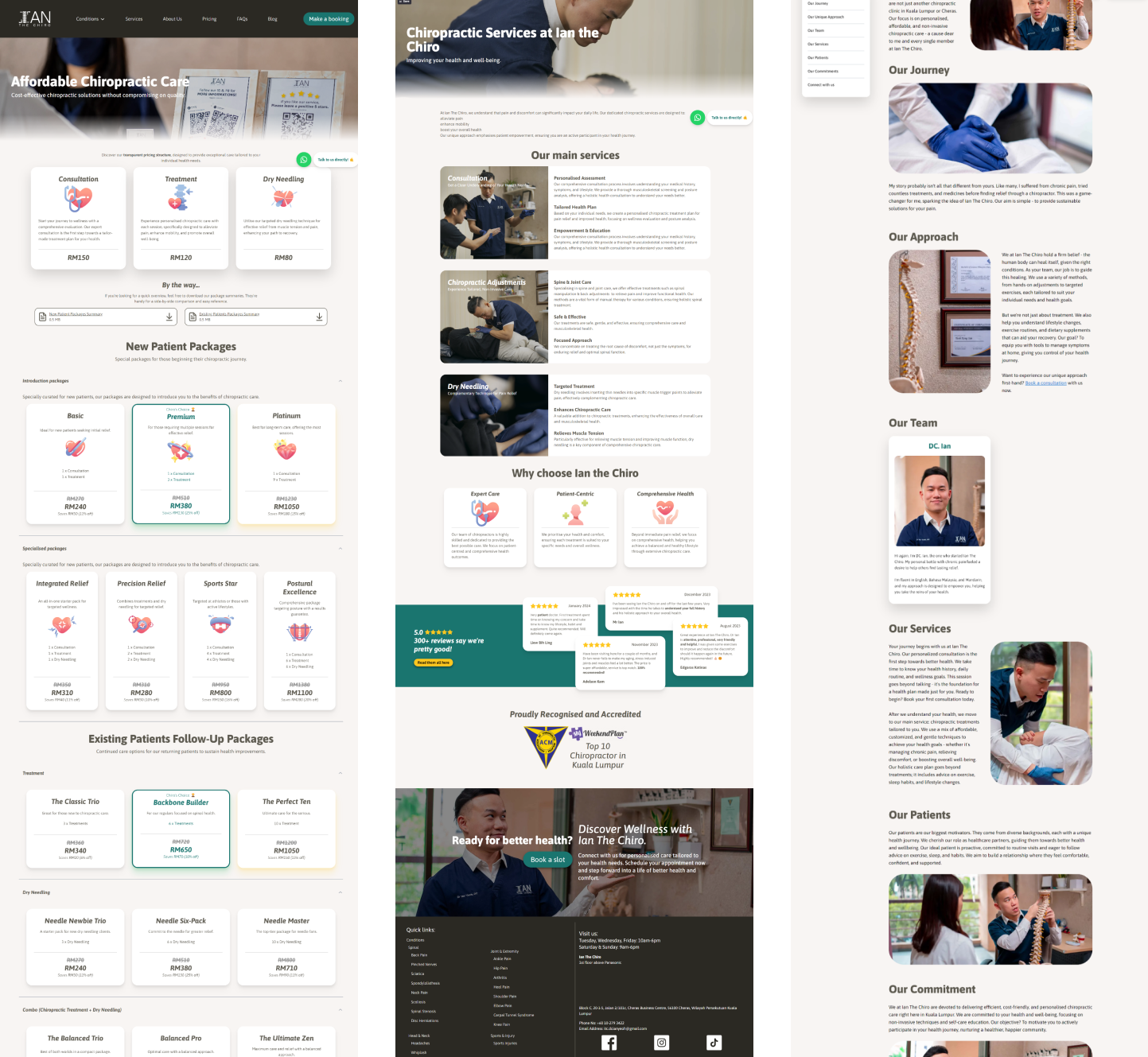 Ian the Chiro website